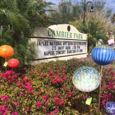 Naples National Art Festival Cambier Park Sign