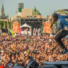 Marty Baller on Stage W/ A$Ap Ferg at Ottawa Bluesfest in Canada