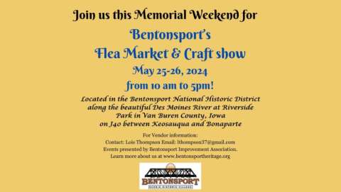 Bentonsport May Flea Market & Craft Show