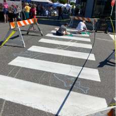 Art Festival Crosswalk Painting