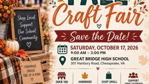 Great Bridge High School PTSA Craft Fair