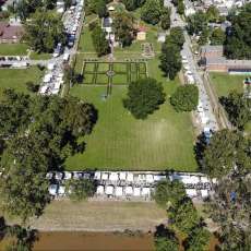 Aerial View of the Festival Footprint