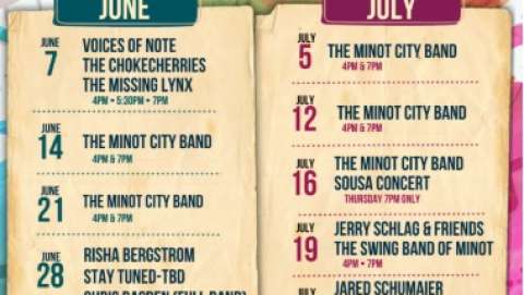 Minot Arts in the City - Sundays in the Park