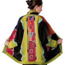 Hand Painted Silk Jacket