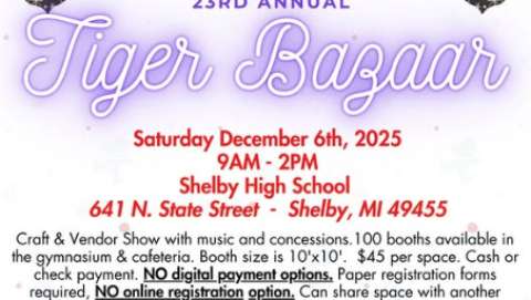 Shelby High School Cheer Tiger Bazaar