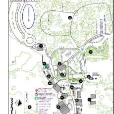 Map of Proposed Booth Layout - Arts on the Green at Yew Dell Botanical Gardens