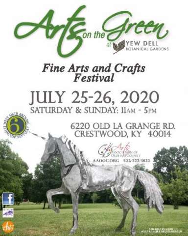 Arts on the Green at Yew Dell Marketing Poster