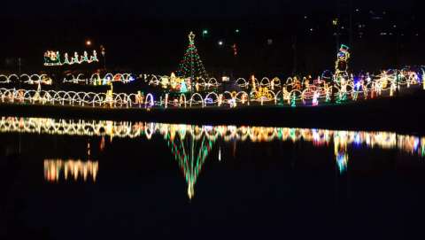 Starry Starry Nights Lighted Christmas Park