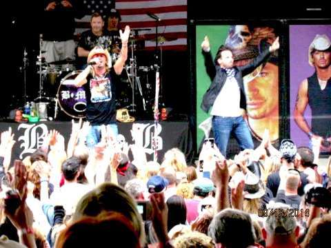Tim Charon Singing With Bret Michaels