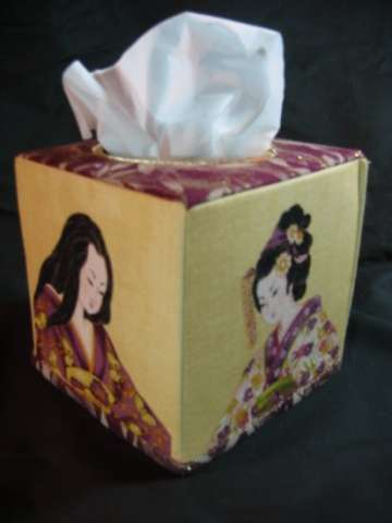 Geisha Tissue Box Cover
