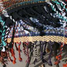 Handwoven Rugs Using Recycled Materials