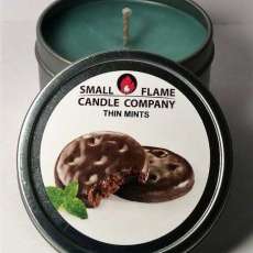 Thin Mint Tin Candle