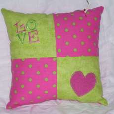 Pillow for girl's room