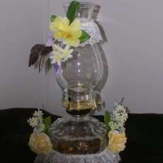 candle hurricane lamp