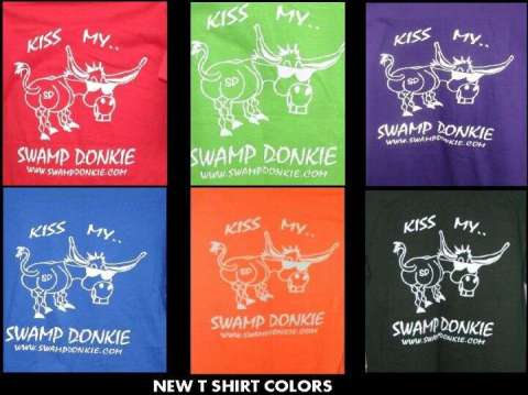 "Kiss My Swamp Donkie" T-shirts