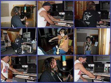 Swamp Donkie in the Recording Studio