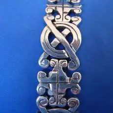 Celtic sterling silver bracelet