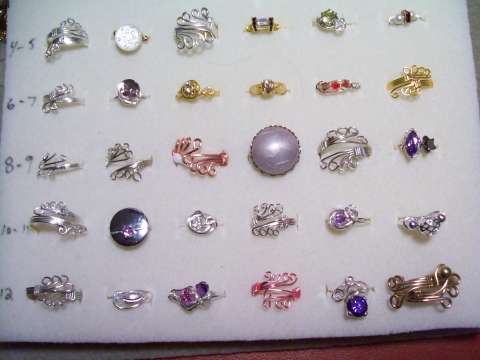 Fancy Wire Wrap Rings