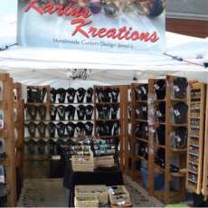 Karins Kreations Outside Tent Set Up