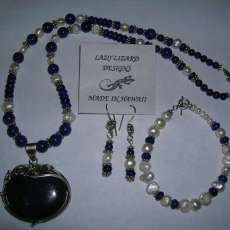 Lapis Lazuli And Pearls