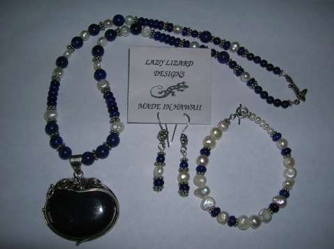 Lapis Lazuli And Pearls