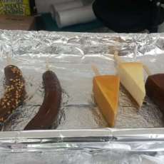 Frozen Cheesecake & Frozen Bananas