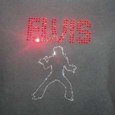 Rhinestone Elvis shirt