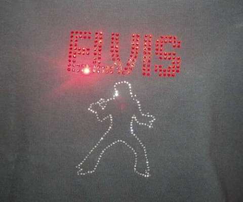 Rhinestone Elvis shirt