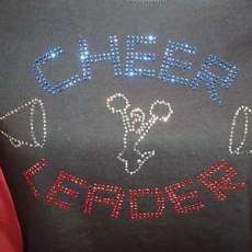 PRO Cheerleader rhinestone shirt