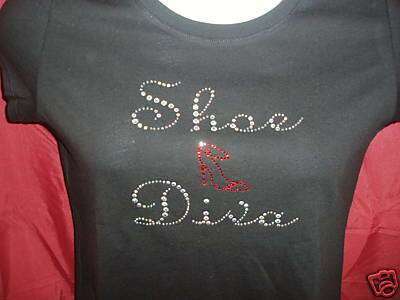 Shoe Diva rhinestone shirt