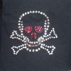 Skull rhinestone shirt