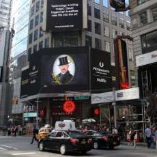 Hagerman the Magician in Times Square, Ny, NY