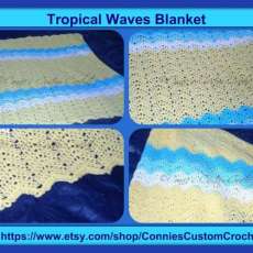 Tropical Waves Blanket