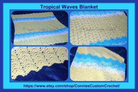 Tropical Waves Blanket