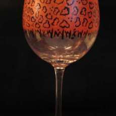Hand Painted Glassware - any animal print available