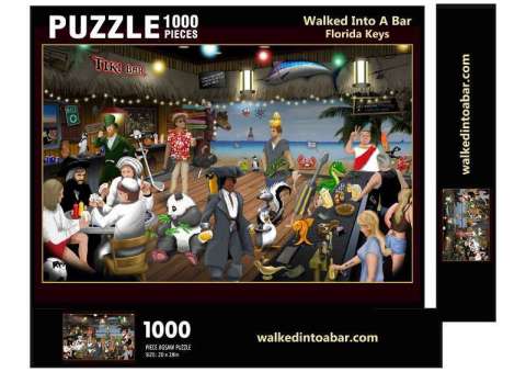 1,000 Piece Walked Into a Tiki Bar Jigsaw Puzzle