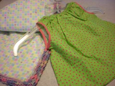 Baby dresses and blankets