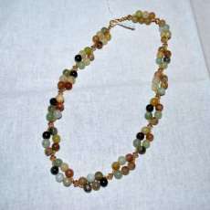 Multi-colored jade twist