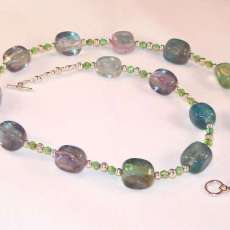 Rainbow Fluorite Necklace