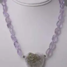 Pyrite & Fluroite Drusy with Amethyst
