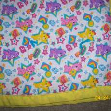 Care Bears baby quilt