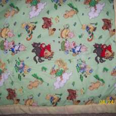 Nursery rhymes baby quilt