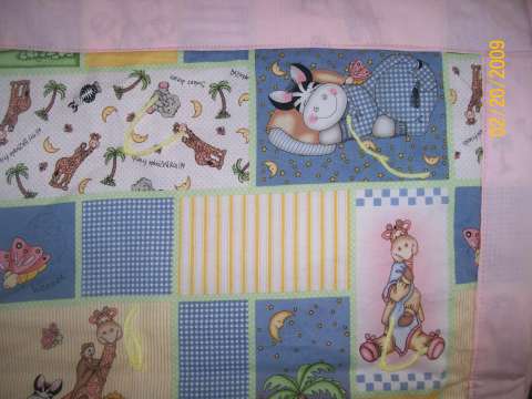 Noah's ark baby quilt
