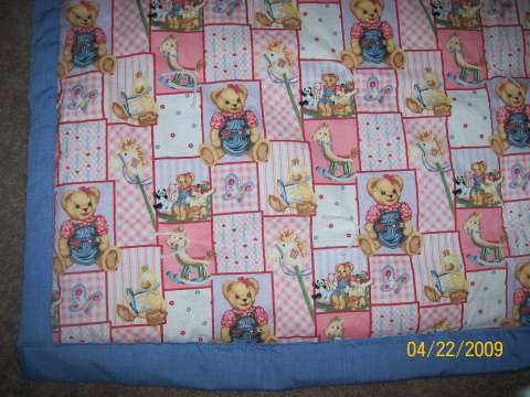 Hobby horse baby quilt