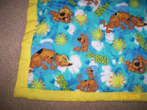 Scooby Doo baby/child quilt