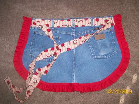 Bluejean apron