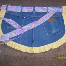 Bluejean apron