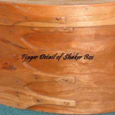 Fingers (Swallowtails) on Shaker Box.