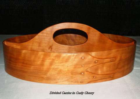 Shaker Divided Carrier in Curly Cherry
