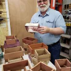 Michael Making Boxes
